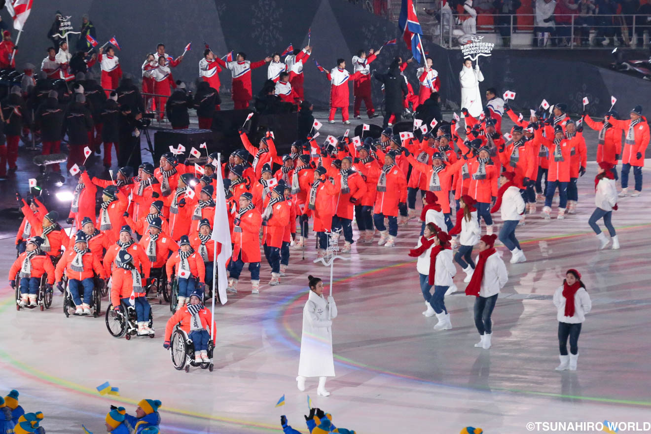 平昌パラ2018(1日目):開会式 日本選手38名の熱き戦いが開幕。｜Glitters 障害者スポーツ専門ニュースメディア