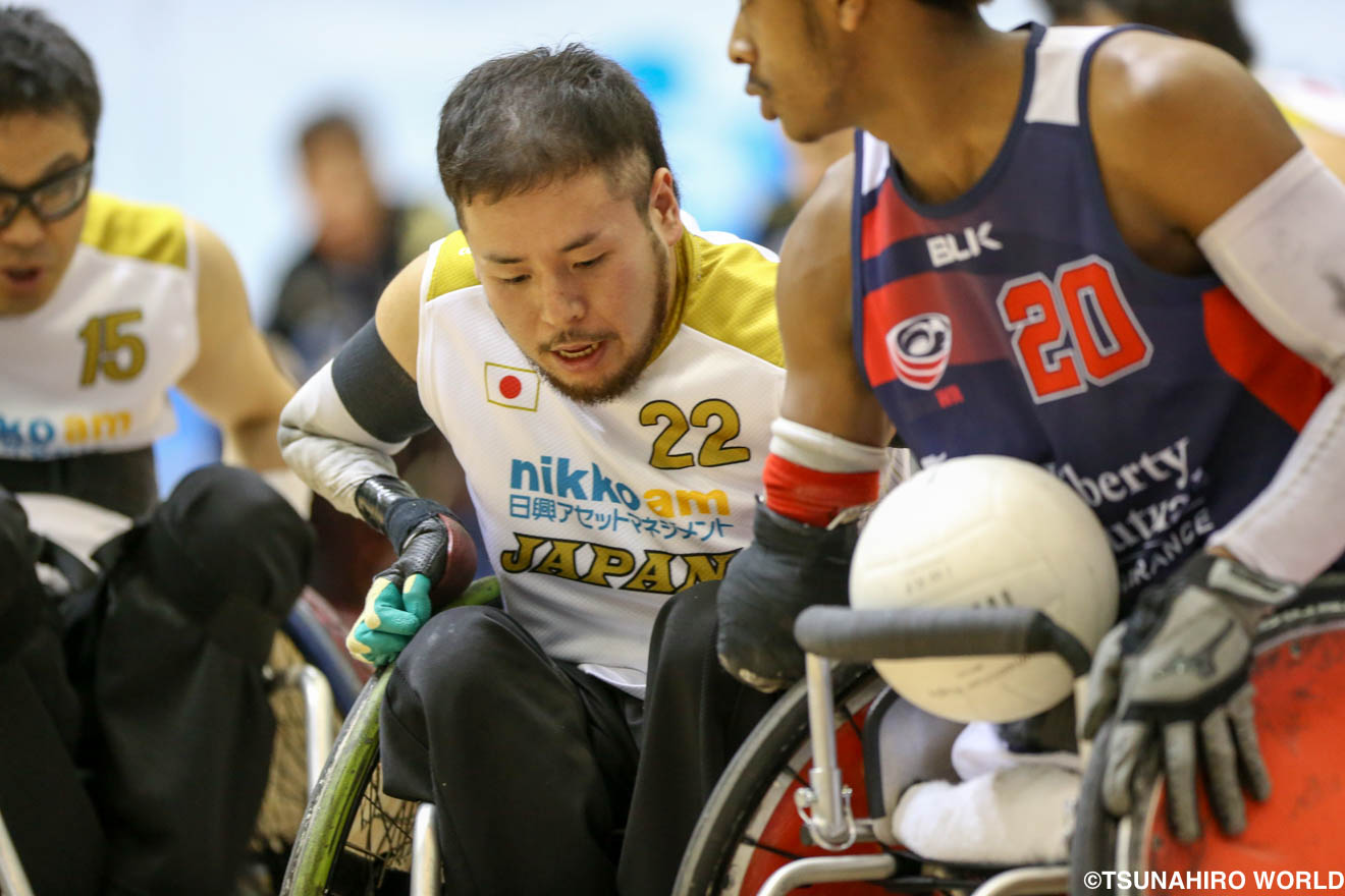 日本唯一のベストプレイヤー賞を獲得した乗松(JPN/No.22) | ジャパンパラウィルチェアーラグビー競技|ジャパンパラウィルチェアーラグビー競技 | Glitters 障害者スポーツ専門ニュースメディア