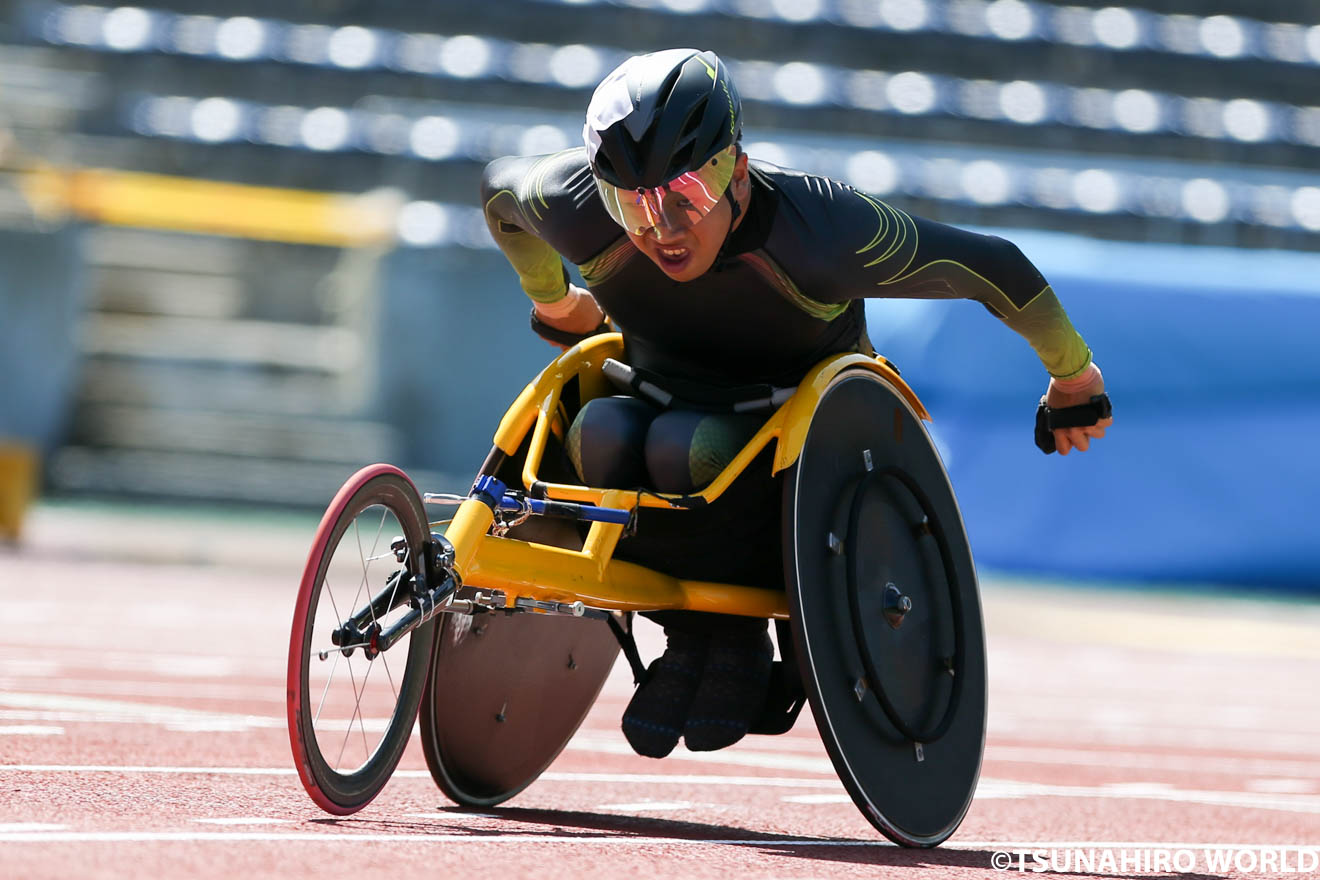 第23回関東パラ陸上選手権大会佐藤友祈が2種目で世界新
