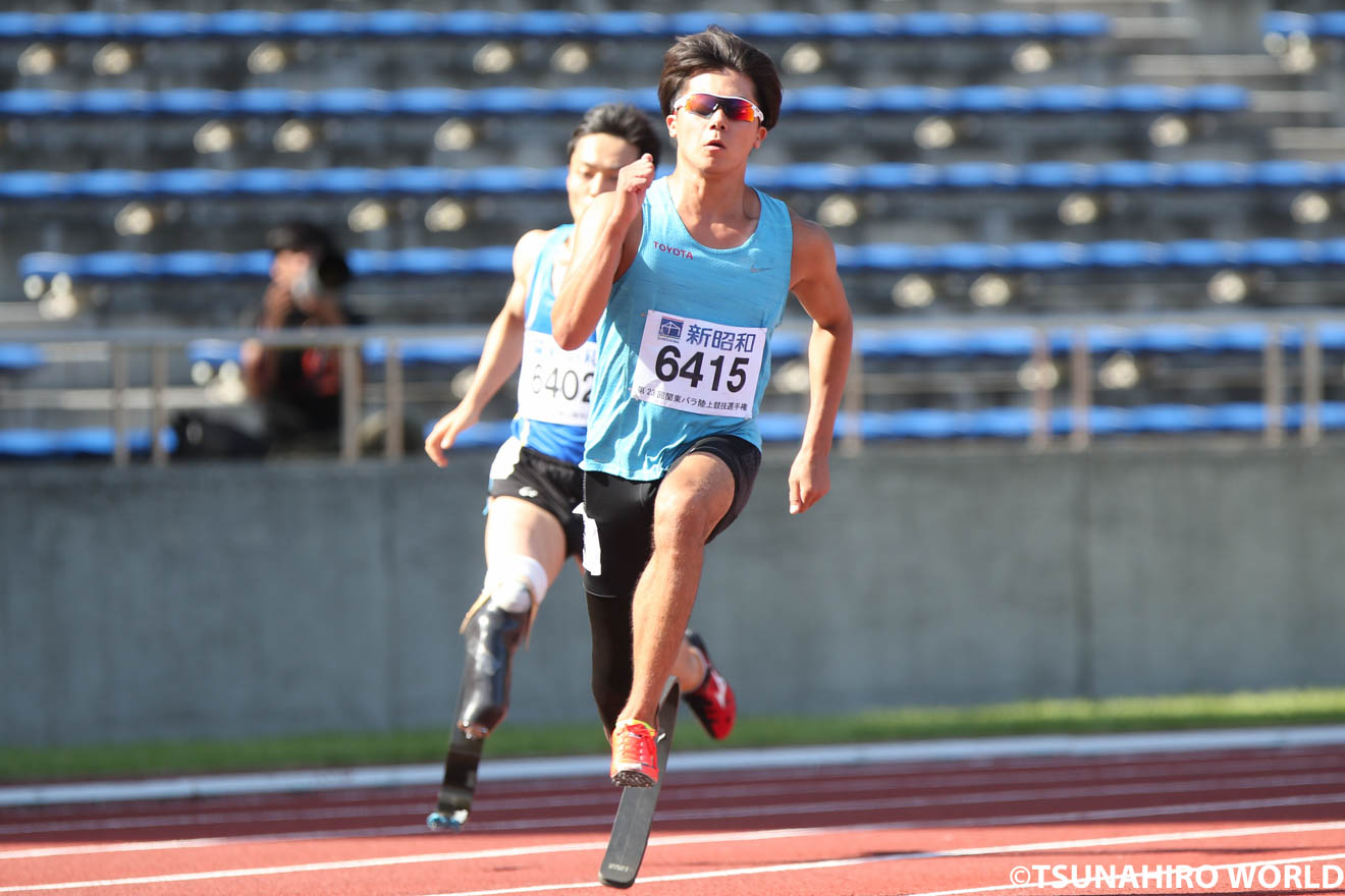 第23回関東パラ陸上選手権大会佐藤友祈が2種目で世界新