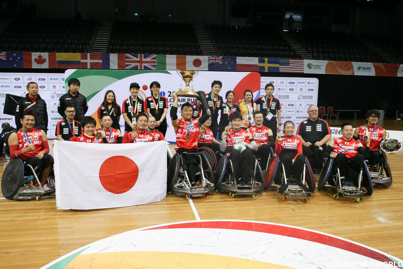 GIO2018ウィルチェアーラグビー世界選手権(6日目) 日本、歴史に一ページ刻む世界一｜Glitters 障害者スポーツ専門ニュースメディア