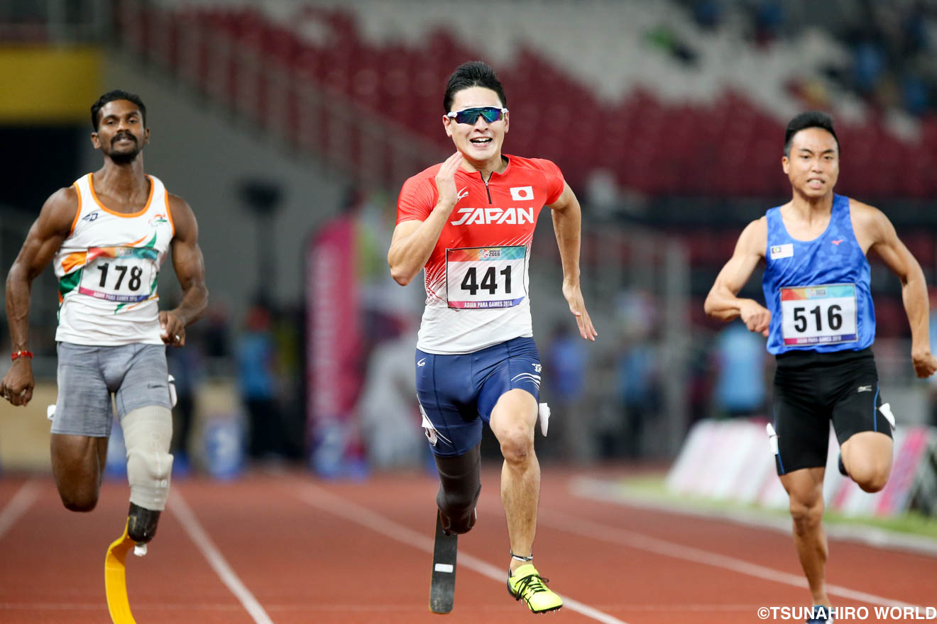 インドネシア2018 アジアパラ競技大会(4日目):陸上競技スプリンターの新星、伊藤竜也がアジア新100m初制覇!