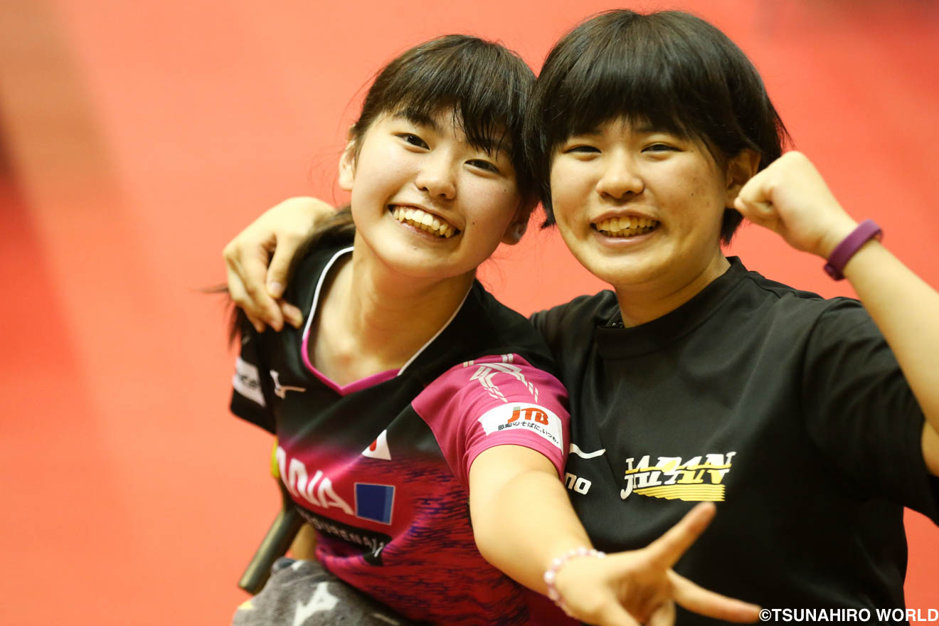 大学3年生の姉稜子さん(右)は妹をきっかけに理学療法士を目指す | 18歳の友野、格上から大金星|2018パラ卓球世界選手権(大会1日目) | Glitters 障害者スポーツ専門ニュースメディア