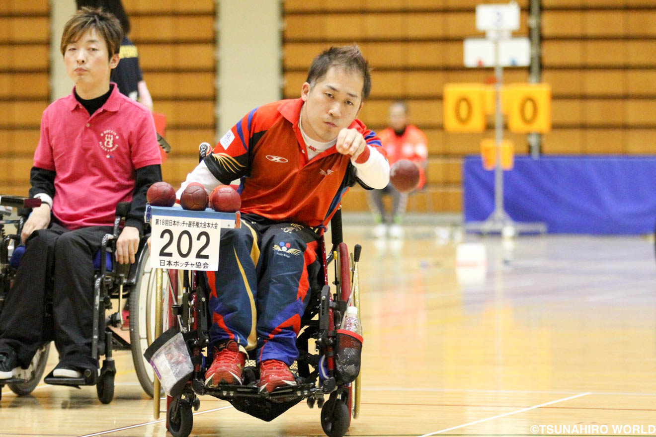 エース廣瀬 雪辱を果たす 日本ボッチャ選手権大会本大会 Glitters 障害者