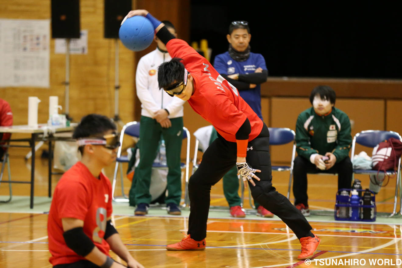 高身長を生かし、日本の勝利に貢献した宮食 | ゴールボール男子、国際大会で得た手ごたえと収穫｜2019 Goalball Japan Men’s Open(総括) | Glitters 障害者スポーツ専門ニュースメディア