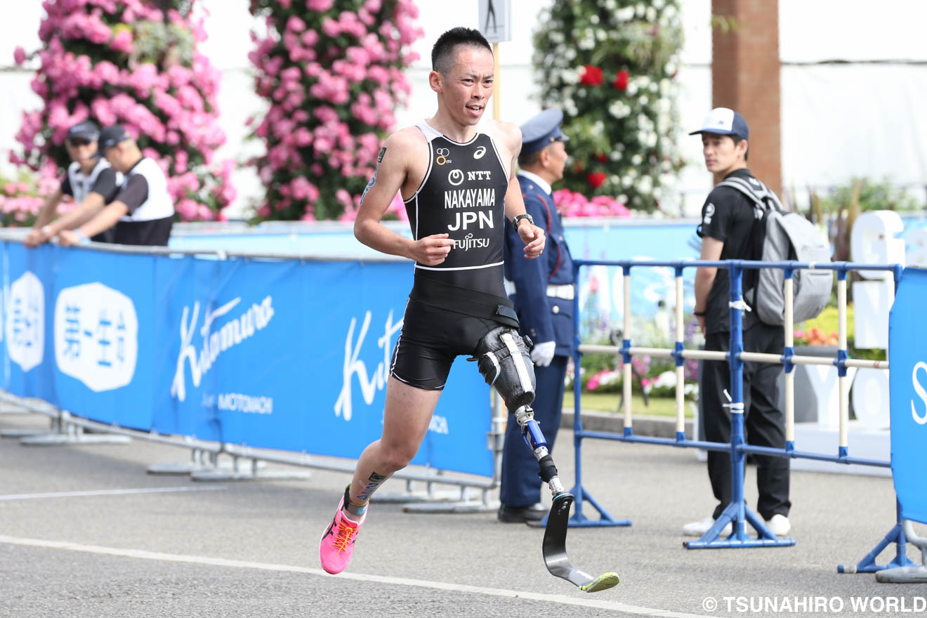 2019ITU世界パラトライアスロンシリーズ横浜大会宇田、男子唯一のメダル獲得