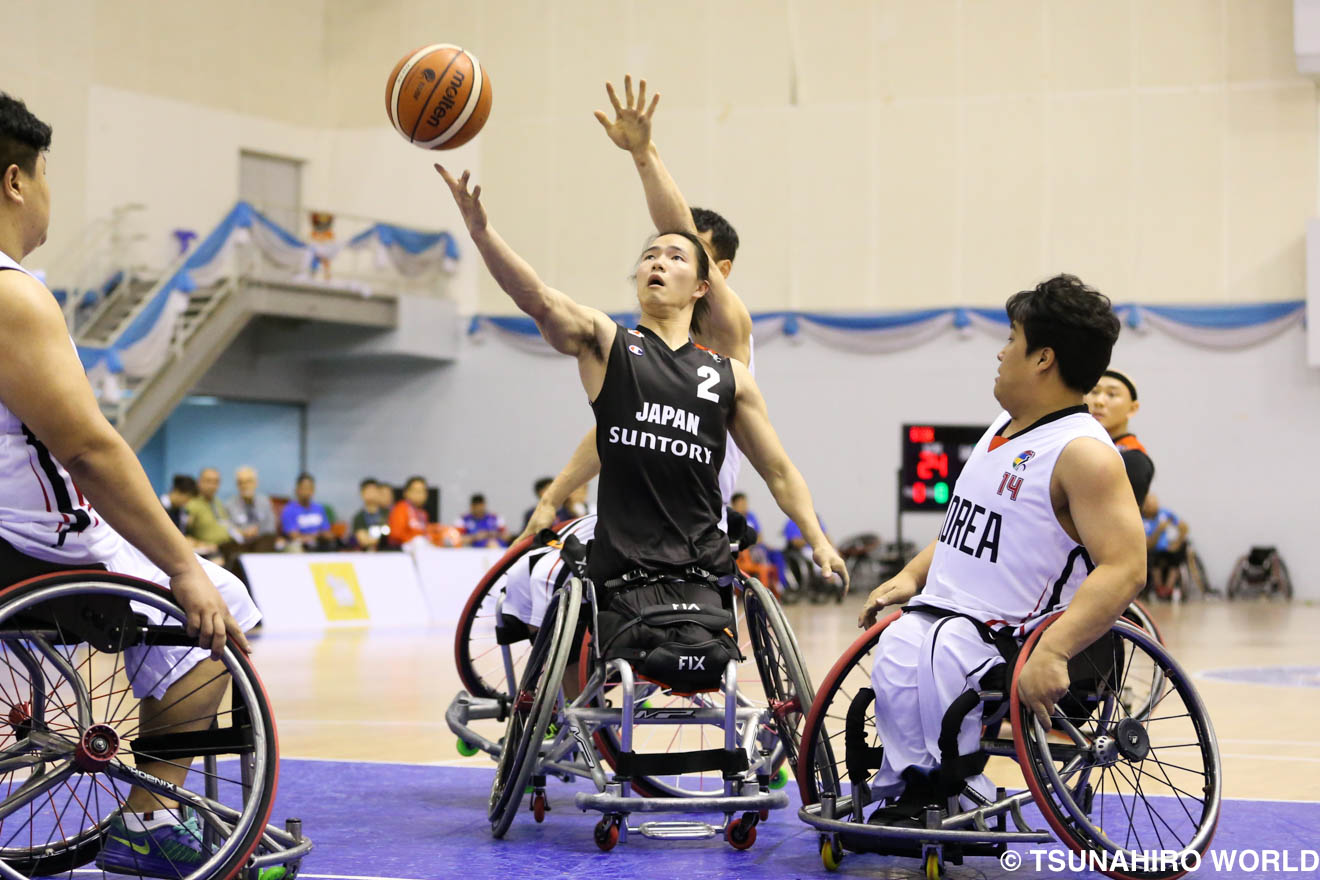 藤本怜央に次ぐ12得点をマークし、守備でも積極的なプレーをみせた鳥海連志 | 女子日本代表、豪州に3点差の惜敗。男子日本代表は今大会初黒星|2019アジアオセアニアチャンピオンシップス | Glitters 障害者スポーツ専門ニュースメディア