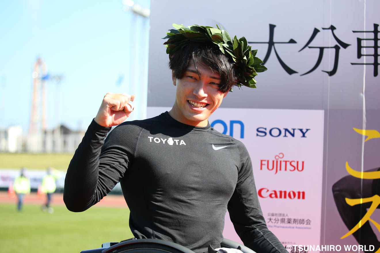 鈴木、大分初優勝。土田は女王に返り咲き。｜大分車いすマラソン2020 | Glitters 障害者スポーツ専門ニュースメディア