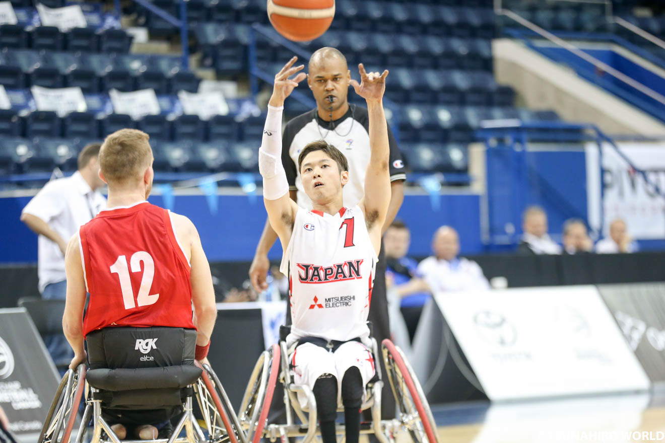 得意のスリーポイントで幾度もチームを救ってきた主将の古澤拓也。 | IWBF男子U23車いすバスケットボール世界選手権大会|IWBF男子U23車いすバスケットボール世界選手権大会 | Glitters 障害者スポーツ専門ニュースメディア
