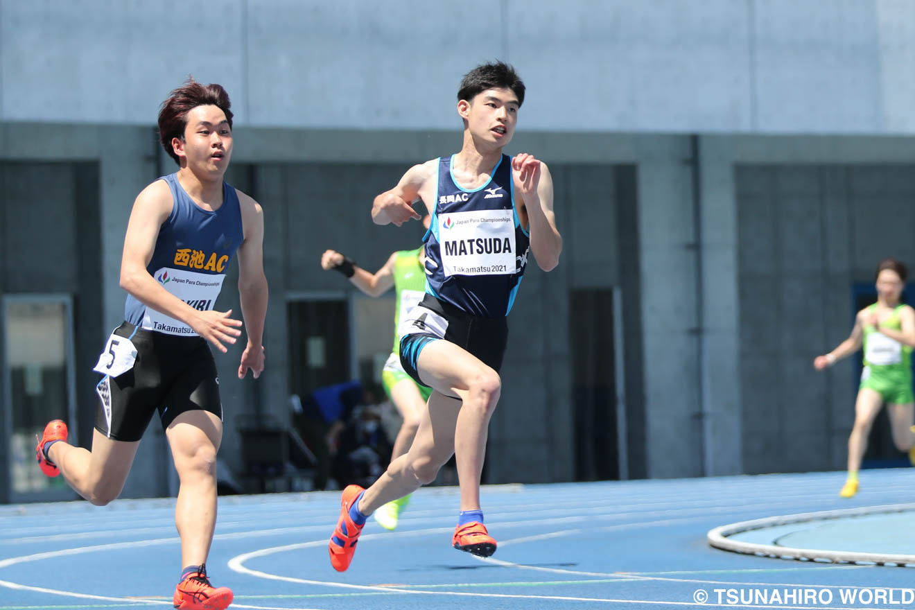 T64男子100m、大島がアジア新で優勝｜WPA公認2021ジャパンパラ陸上競技大会 | Glitters 障害者スポーツ専門ニュースメディア