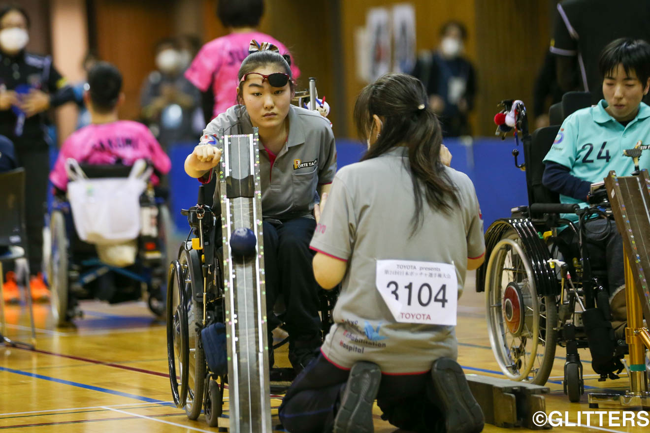 一戸は16歳の高校2年生。世界大会出場を大きな経験に初出場初優勝の快挙を遂げた | 注目の男子BC2は廣瀬隆喜が通算10度目の優勝｜TOYOTA presents第24回日本ボッチャ選手権大会 | Glitters 障害者スポーツ専門ニュースメディア