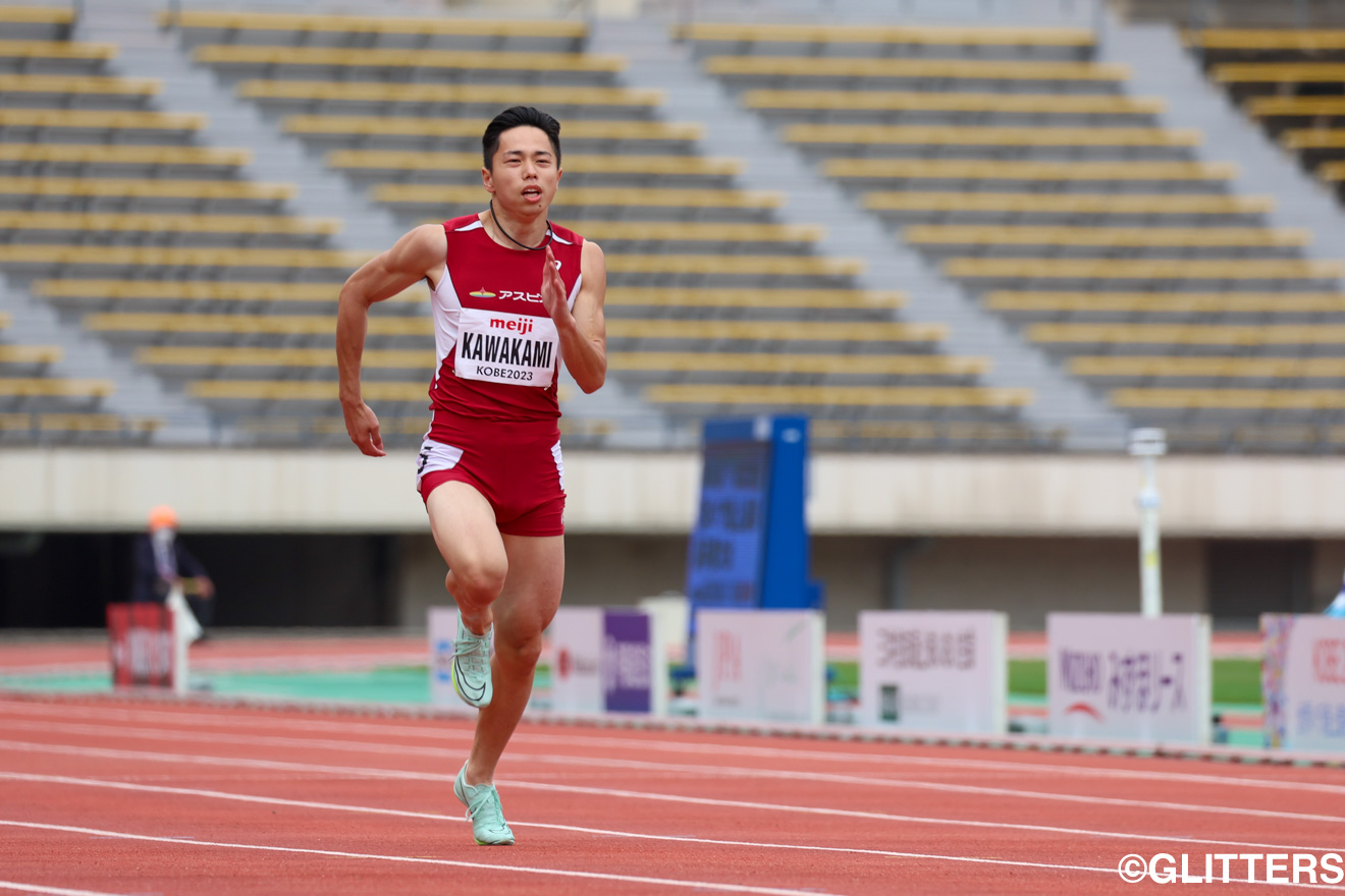 100m（T13）でアジア新記録を樹立した川上秀太 | ライバルとともに高みを目指す
～「第34回日本パラ陸上競技選手権大会」【2日目】～｜第34回日本パラ陸上競技選手権大会【2日目】 | Glitters 障害者スポーツ専門ニュースメディア