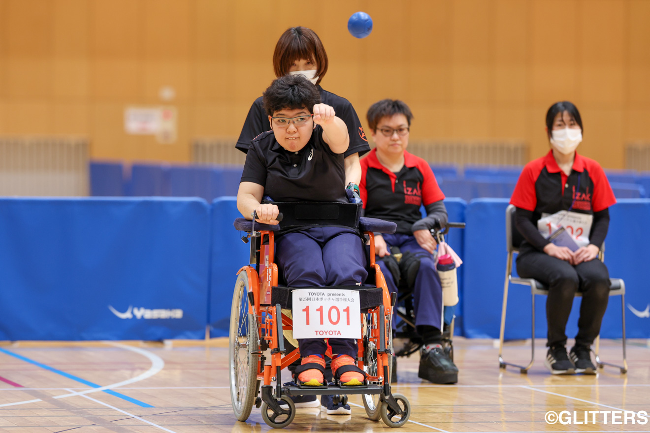 初のパラリンピック代表に内定した遠藤裕美 | BC2男子4連覇の廣瀬隆喜ら3人がパリパラ内定｜TOYOTA presents 第25回日本ボッチャ選手権大会 | Glitters 障害者スポーツ専門ニュースメディア