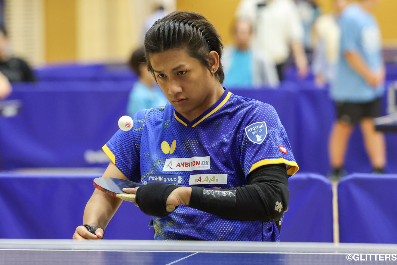 サーブで圧倒、20歳にして王者の貫禄を示す四海吏登 | 世界の舞台を目指す国内トップ選手たちが熱戦!|第17回全日本パラ卓球選手権大会(肢体の部) | Glitters 障害者スポーツ専門ニュースメディア