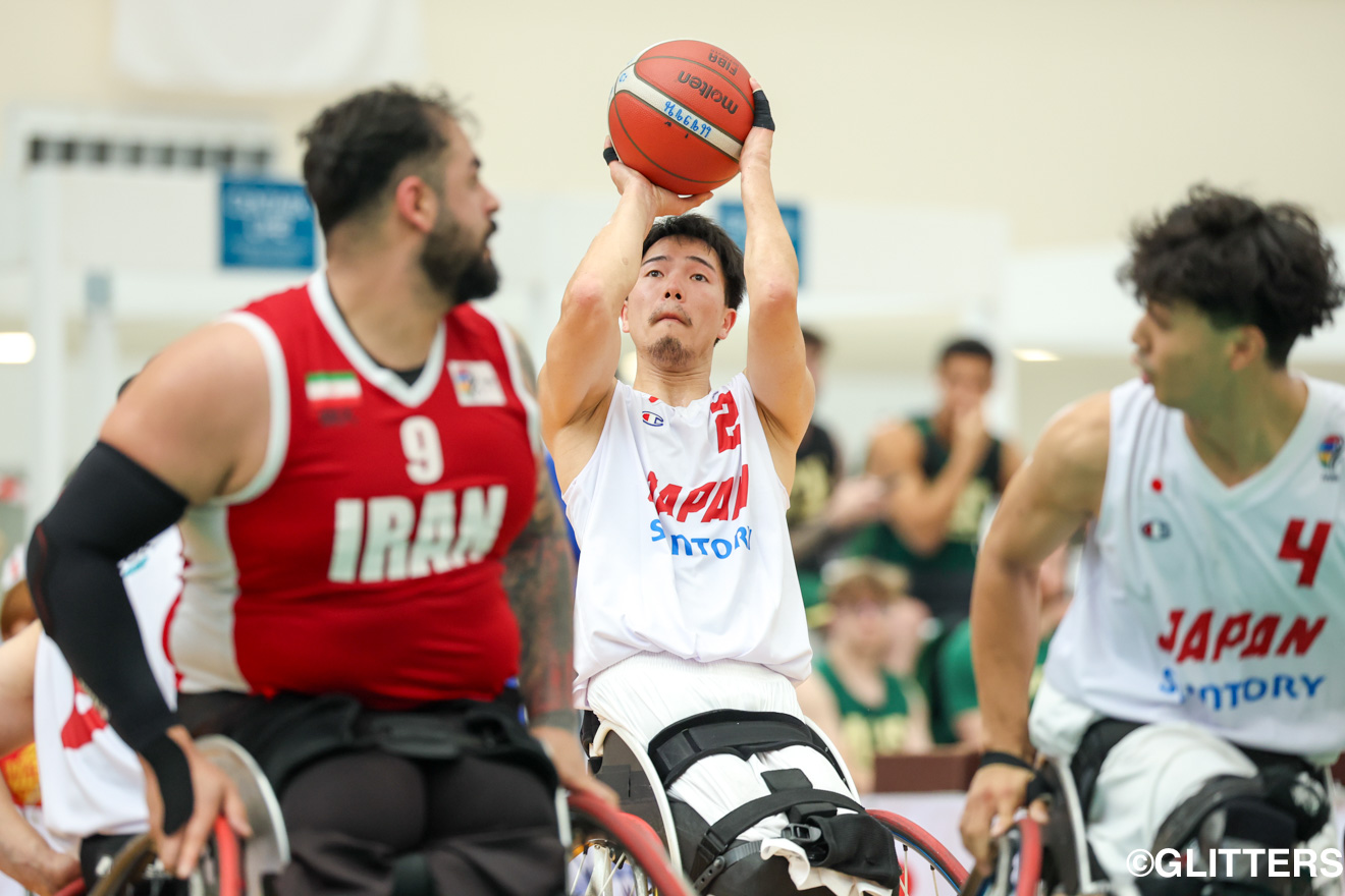 26点12アシストのダブルダブルでチームを牽引した鳥海連志 | 車いすバスケ男子日本代表、強敵イランを撃破！前回大会の雪辱を果たし、世界への切符を獲得！｜2025 IWBFアジアオセアニアチャンピオンシップス | Glitters 障害者スポーツ専門ニュースメディア