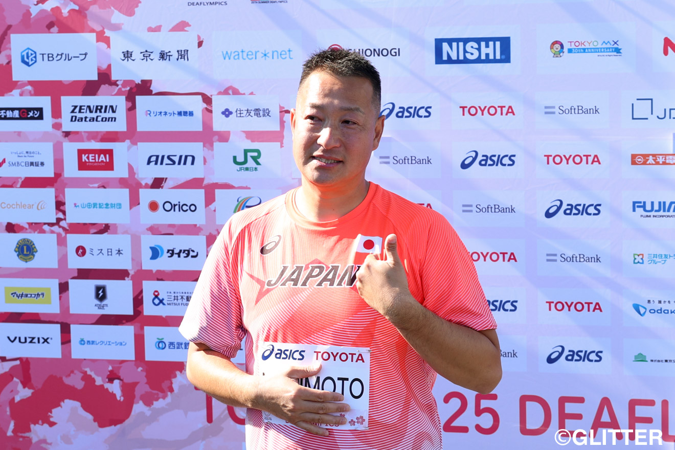 森本は試合後の囲み取材で競技への想いを語った | 陸上・男子ハンマー投げ、日本選手が表彰台を独占！｜東京2025デフリンピック | Glitters 障害者スポーツ専門ニュースメディア