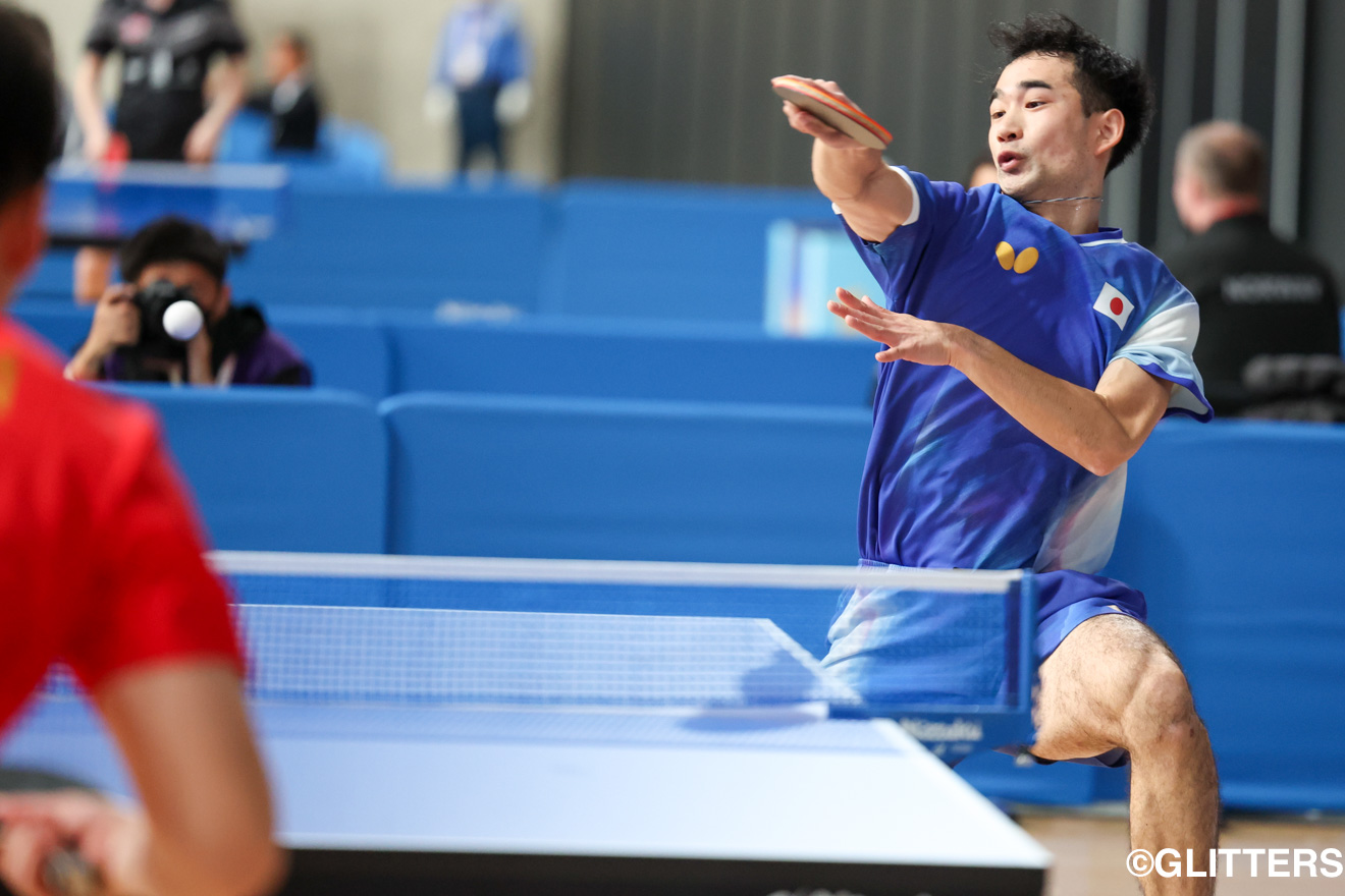 ダブルスで敗れた中国人選手相手に得意のフォワで雪辱を果たした川口 | 卓球女子シングルスは“ダブル山田”がベスト８｜東京2025デフリンピック | Glitters 障害者スポーツ専門ニュースメディア