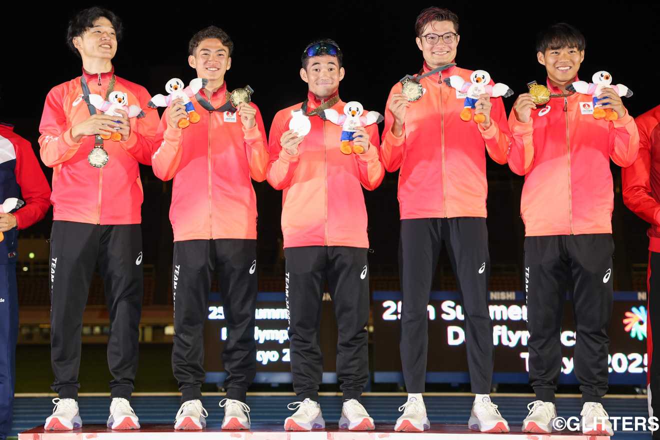 男子1600mリレーの金メダルはトラック＆フィールドの最高のフィナーレとなった | トラック＆フィールド最終日の陸上は金メダルラッシュ！｜東京2025デフリンピック | Glitters 障害者スポーツ専門ニュースメディア