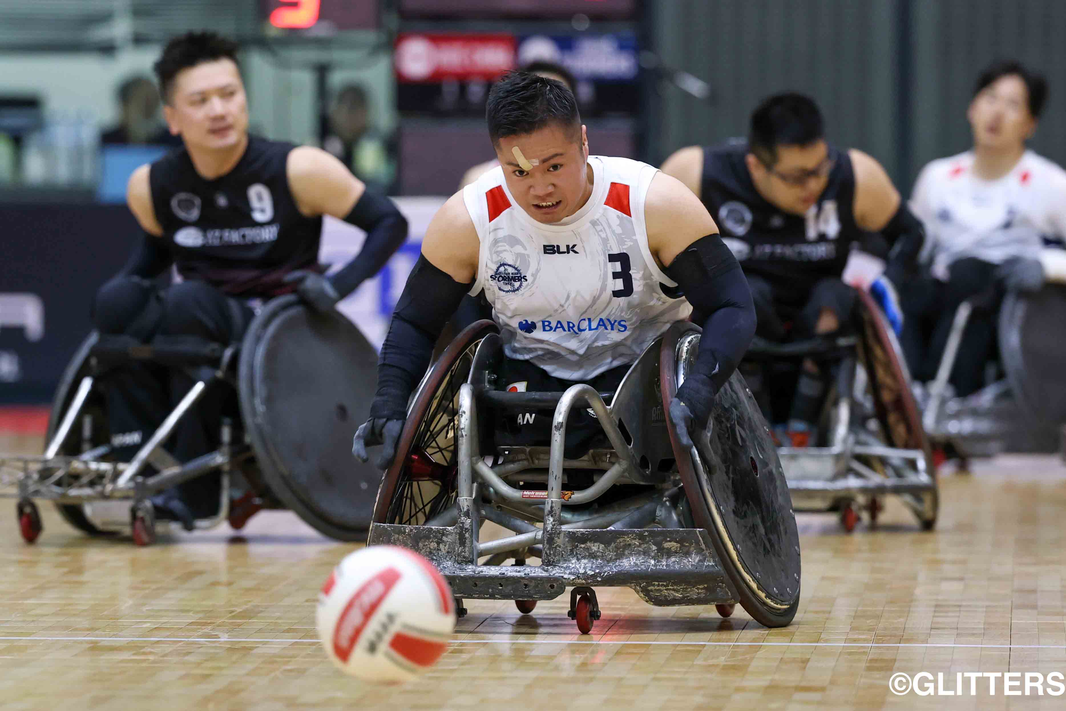 圧倒的速さを武器にRIZEの選手を置き去りにした橋本勝也 | BLITZが日本選手権3連覇達成!全員ラグビーで通算11度目の優勝に輝く|第27回車いすラグビー日本選手権大会 | Glitters 障害者スポーツ専門ニュースメディア