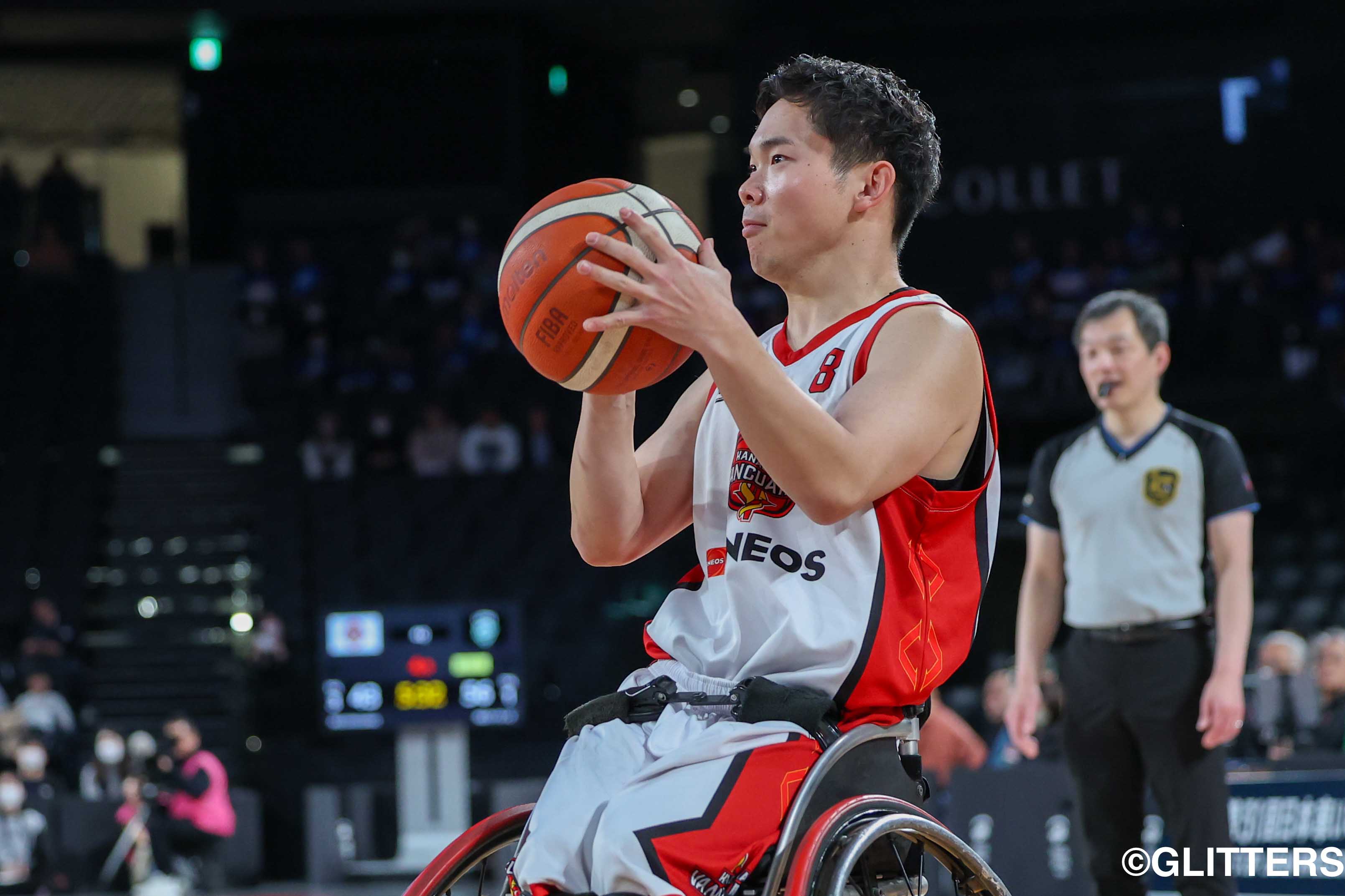 勝負どころの3Qで流れを引き寄せた山下修司。驚異のシュート成功率で自身の責務を全うした | 埼玉ライオンズが“3度目の正直”で悲願の初Ｖ！｜天皇杯 第51回日本車いすバスケットボール選手権大会 | Glitters 障害者スポーツ専門ニュースメディア