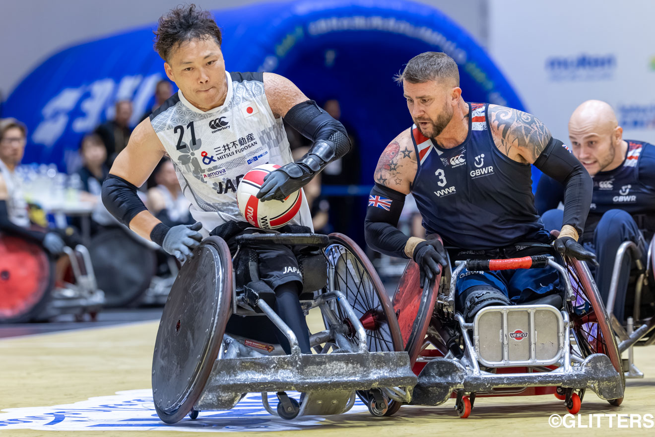 3位決定戦でプレーヤー・オブ・ザ・マッチを受賞した池透暢。クラス3.0のベスト・プレーヤー賞も受賞した | 3位決定戦でイギリスを下し日本は銅メダル獲得|2026 WWR車いすラグビー世界選手権大会 | Glitters 障害者スポーツ専門ニュースメディア