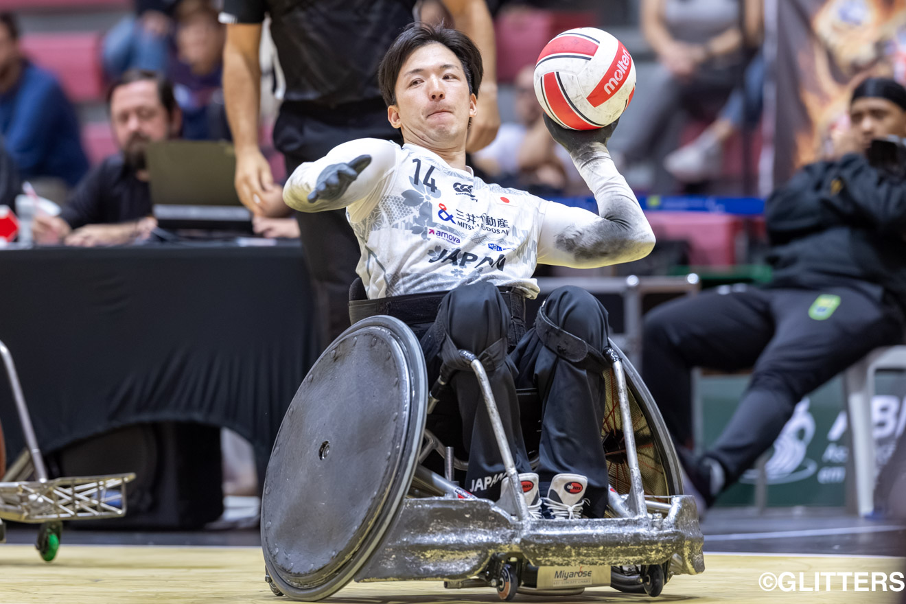 中町俊耶の入るラインナップは日本の大きな武器になっている。より磨きのかかったバランスラインに今後も期待だ | 3位決定戦でイギリスを下し日本は銅メダル獲得|2026 WWR車いすラグビー世界選手権大会 | Glitters 障害者スポーツ専門ニュースメディア