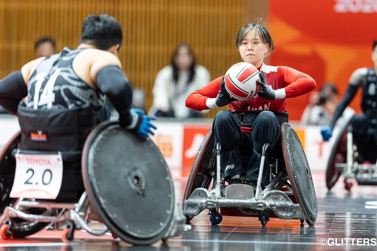 日本代表として8月の世界選手権にも出場した西村柚菜。日本のキープレーヤーへと成長していくのが楽しみだ | 車いすラグビー日本代表、韓国に50-53で敗れ銀メダル獲得|愛知・名古屋2026アジアパラ競技大会 | Glitters 障害者スポーツ専門ニュースメディア